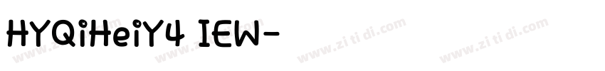 HYQiHeiY4 IEW字体转换